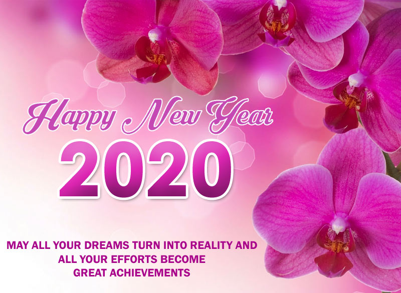 Happy New Year 2020 wishes