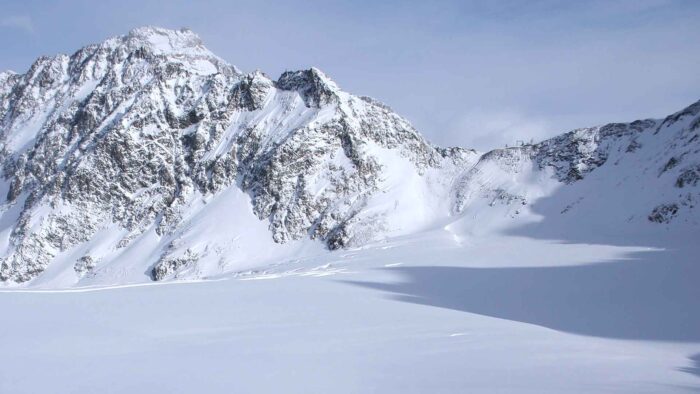 snowy mountain skiing zoom virtual background