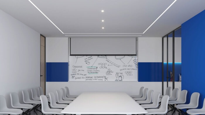 Modern conference room meet background