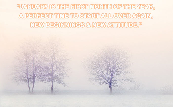 welcome january quotes winter banner images