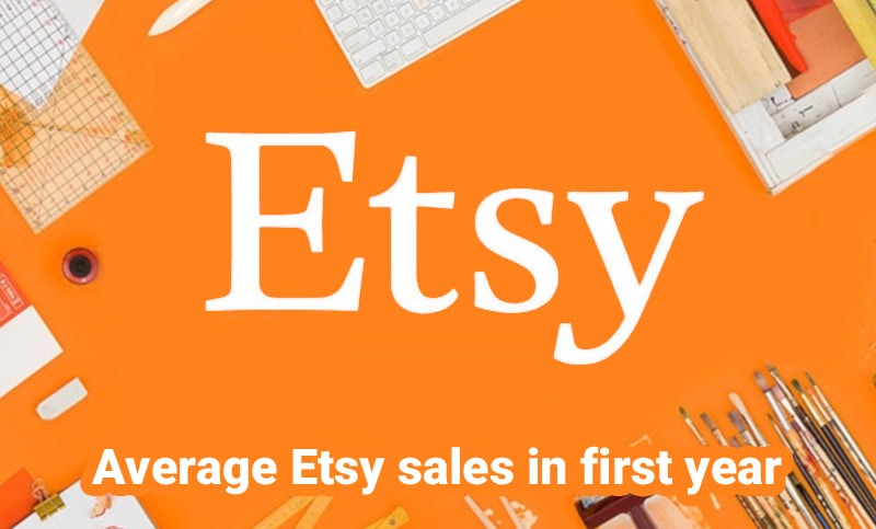 Average Etsy sales in first year